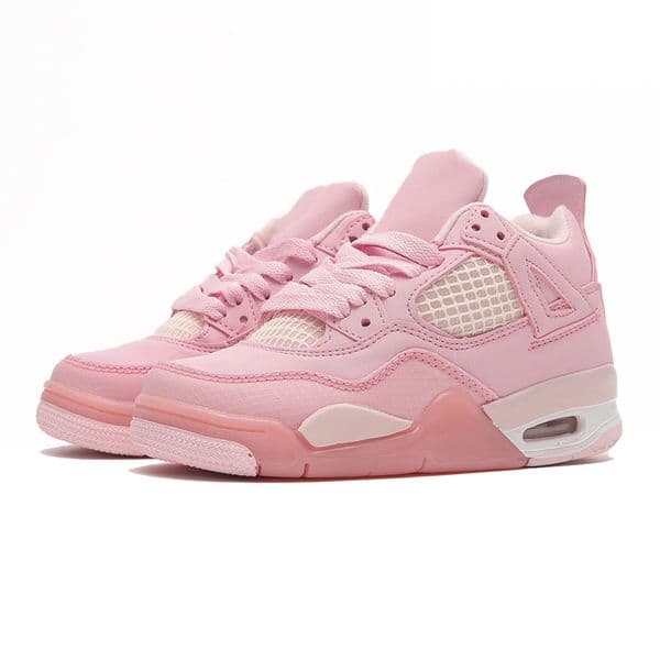 Kids Shoes Black Cats 4s 4 Basketball Kid Shoe Platform Bred Fire Cool Grey University Pink Military Blue Trainers Toddler Infants Children Boys Girls Sport EUR25-35