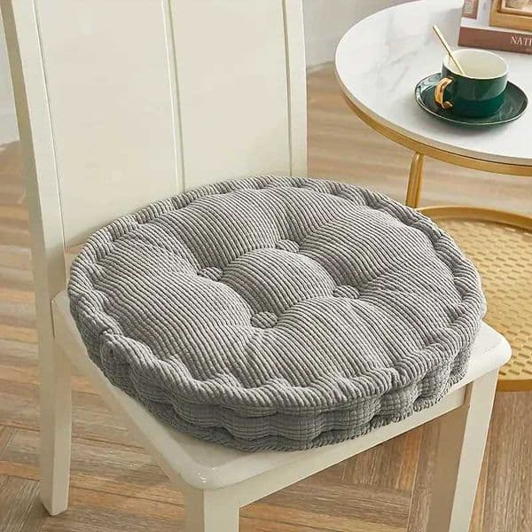 1pcs 3D Corn Kernel Cushion Thickened Handmade Chubby Cushion Tatami Cushion Corduroy Chair Cushion Classroom Chair CushionXJ240821