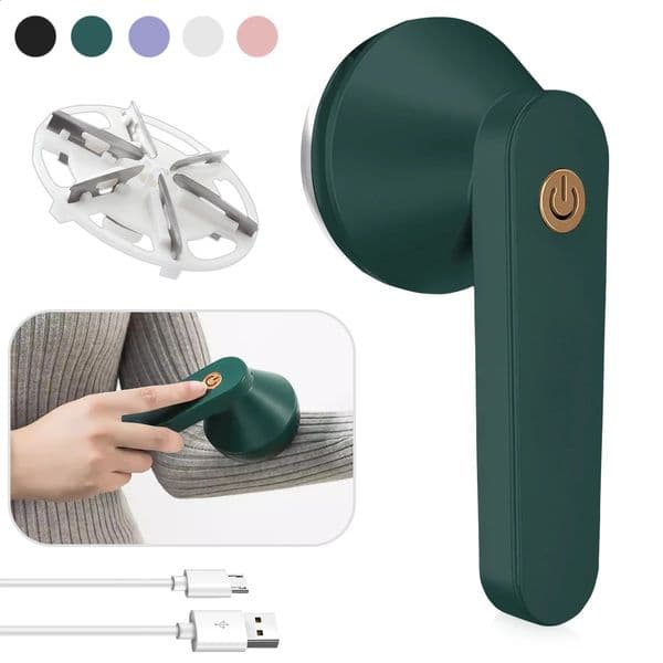Electric Lint Remover For Clothes Fuzz Pellet Sweater Fabric Hair Ball Trimmer Portable Rechargeable Detachable Cleaning 240821