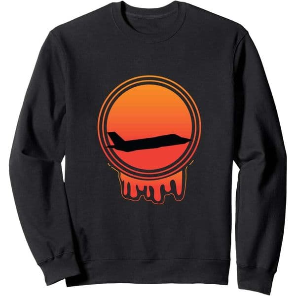 Long Sleeve Shirts for Men sweatshirt Aeroplane Aviation Sunset Lover Funny Pilot Gift Sweatshirt T shirt Tee Streetwear Casual tops clothes