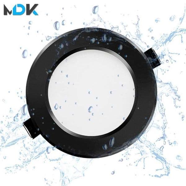 LED Downlight Ceiling Light Black Lamps Waterproof 5W 9W 12W 15W 18W AC 220V 230V 110V Spot Ip65 Led Down light Lamp Y240822