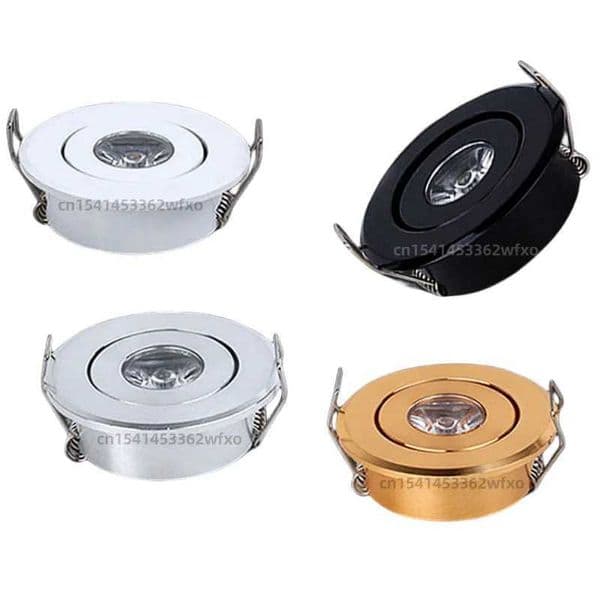 Dimmable LED downlight anti-glare spotlight 1W/3WAC110V-220V embedded ceiling light New mini home decorative light Y240822
