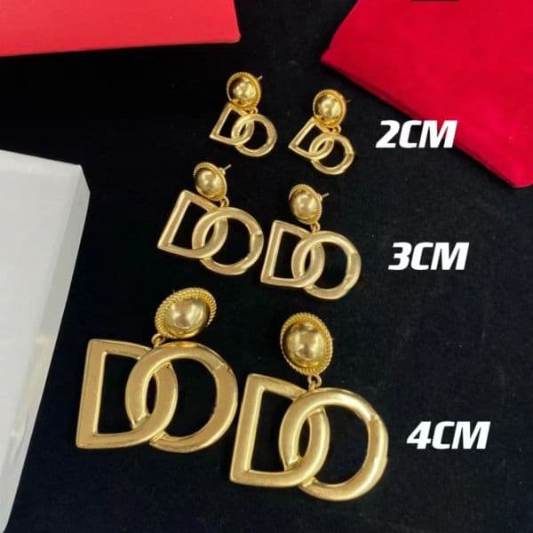 Fashion classic 18K Gold letter Dangle Chandelier Pendant Earrings women Brand Designer simplicity Jewelry 234CM Optional high quty with box G248236BF Q260421