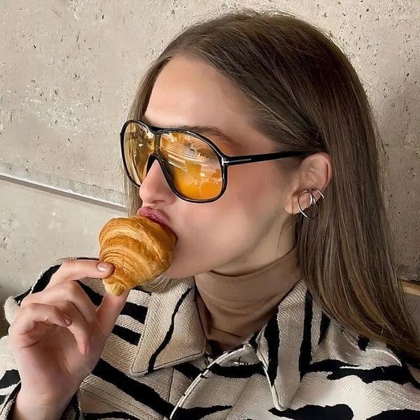 Sunglasses Retro Women T-Piece Large Frame Sun Glasses Trend Man Toad Eyewear Outdoor Fashion Sunscreen Eyeglasses Uv400