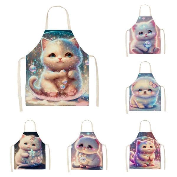 apron Natural Womens kitchen Animal Styles Restaurant chef barber and barman waterproof apron for menand child painting apronXJ24