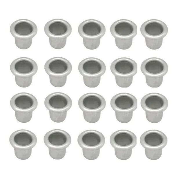 20Pcs Aluminium Candle Cups Mini Candlestick Holder Prevents Wax Dripping for DIY Lamp Candle Making Containers Home Decorative Y240823