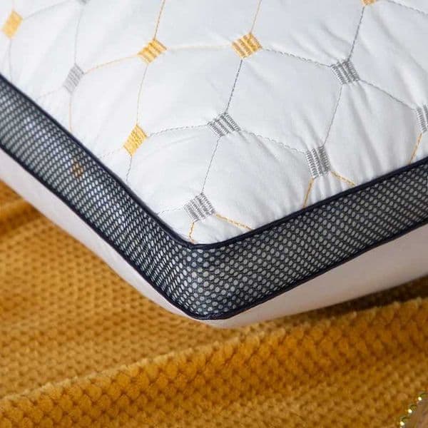 Embroidered for Pillow Full Fiber Sky Core Star Neck Protection Quick Rebound Not Easy to Deform Not Collapsing