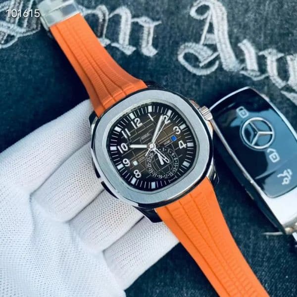 2026 New Four-Pin Italian Automatic Mechanical Watch 40Mm Stainless Steel Rubber Strap Mineral Crystal Glass PATE Top Brand Watch Free Shipp