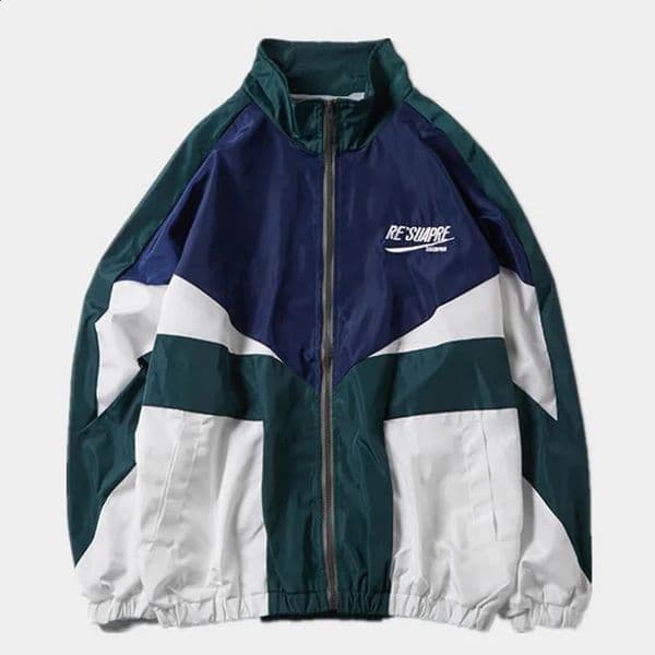Spring and summer college style jacket mens letter embroidery bomber casual street loose patch work womens 240824