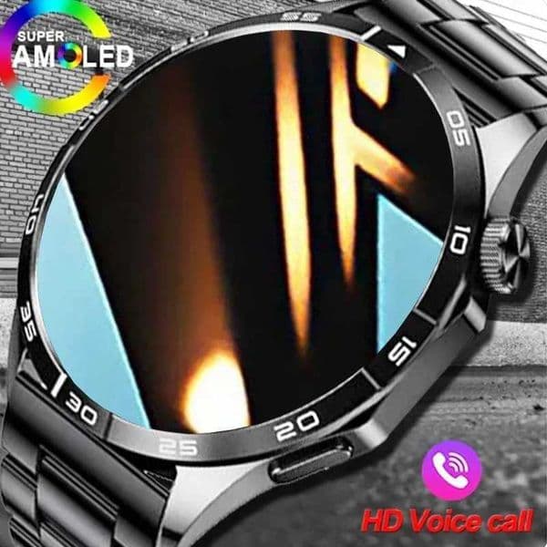New Original Smart Watch 4 Men GPS tracking AMOLED 466*466 HD screen Heart Rate Sports Fitnes NFC Bluetooth Call smartwatch M240824