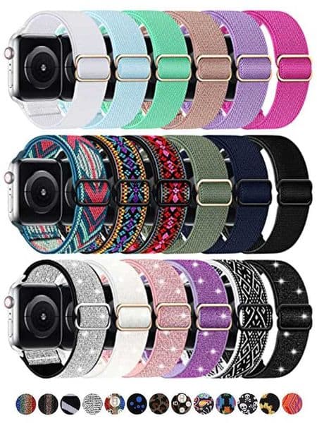 Nylon Strap for iwatch Band 45 mm 44mm Ultra2 49mm Series 9/8/7 38/42mm Bohemian Elastic Bracelet iWatch 6 5 4 3 Se 40/41mm Z240824