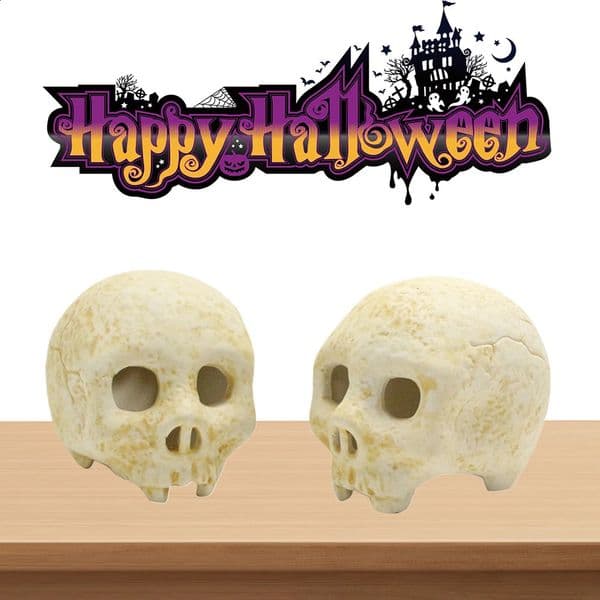 2 Halloween Horror Skeleton Party Decoration Party Skeleton Characters Desktop Props for Holiday Wooden Fire Pit Burning 240824