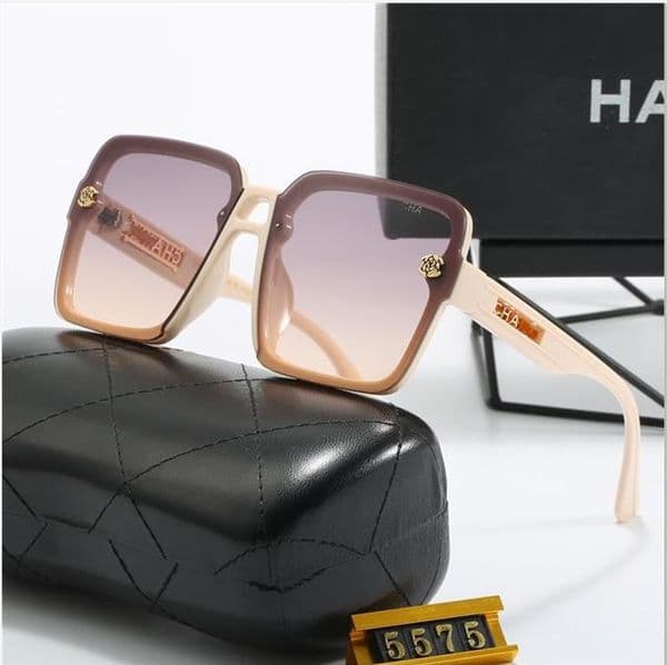 Designer sunglasses for women luxury men sun glasses oval metal frame shades lunette leopard print plated gold Sunglasses