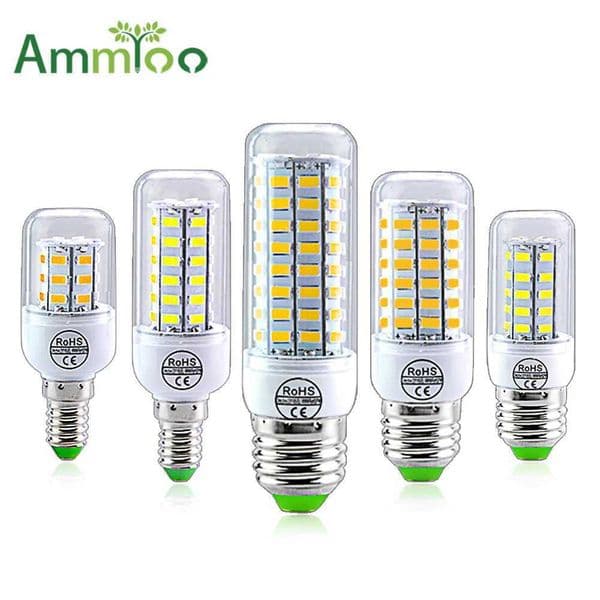 E27 LED light E14 LED SMD 5730 220V corn light bulb 24 36 56 72 LED light for home decoration ampoule LED light CL240826