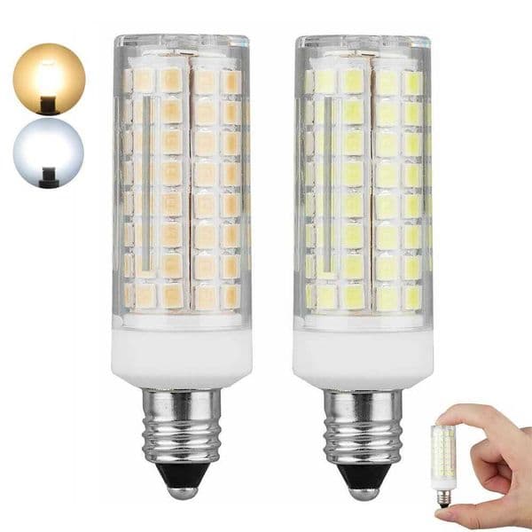 BA15D E17 dimmable LED light 102 LED corn bulb 9W replacement 80W halogen lamp candle holder base 220V 110V for home living room CL240826