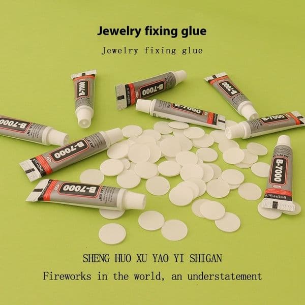 Non-Staining Clear B-7000 Resin Kit for Jewelry Restoration - 3ml Size