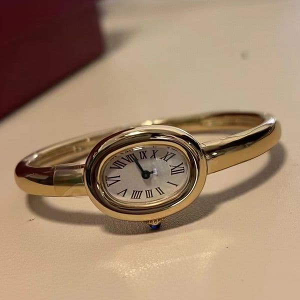 bangle Designer gold covered never fade quartz watch for women counter quality TOP ladies Premium Gift35 g2