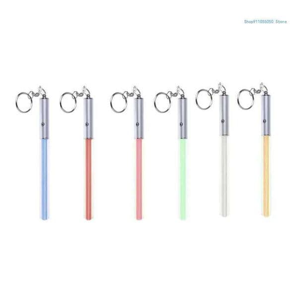 LED luminous keychain luminous pen decorative light Up lightsaber C5AB CL240826