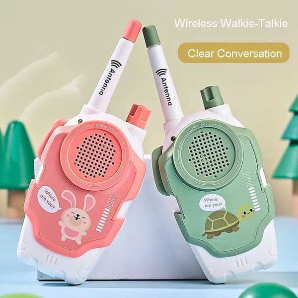 2 pieces/set of childrens walkie talkie toys for parents and children. Interactive walkie talkie range for two-way reception of childrens Christmas gifts M240826