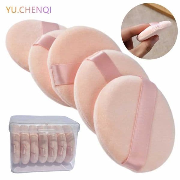 7-piece box type makeup sponge powder puff mixer soft cushion skin color makeup sponge professional beauty and makeup basic tools M240826