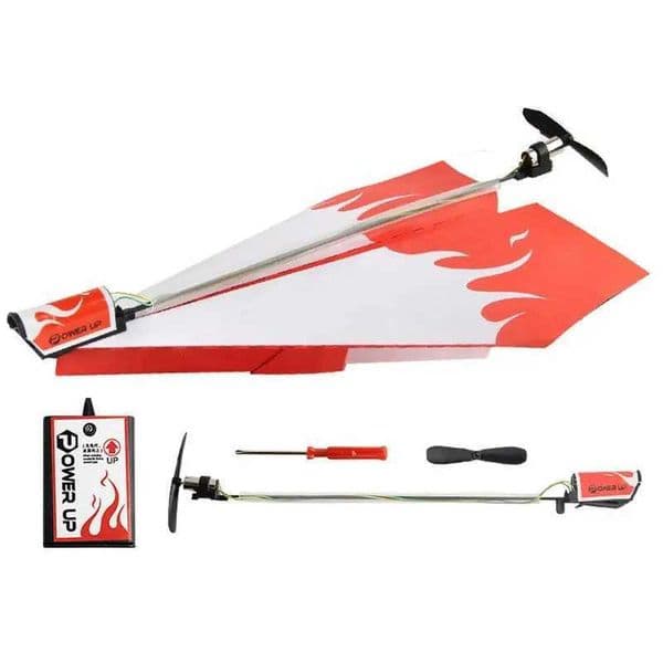 Airplane electric folding paper airplane model DIY motor powered airplane kit childrens toy airplane model childrens educational flying toy W240826