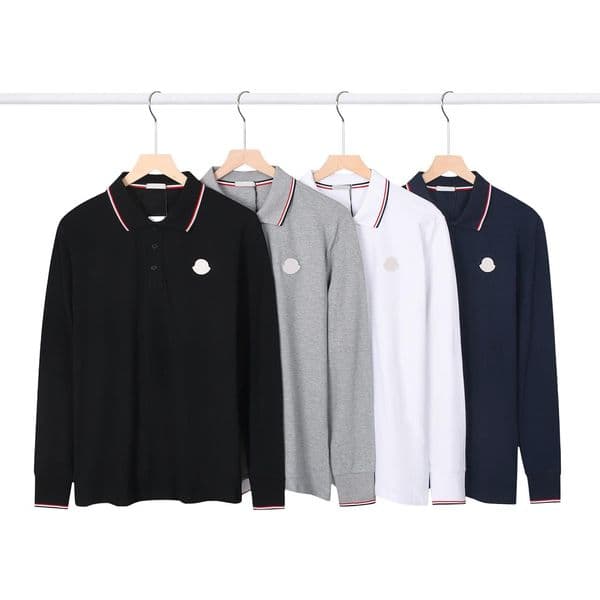 men polos spring and summer tops designer long sleeves shirts mens warm sweatershirt brand business style polo