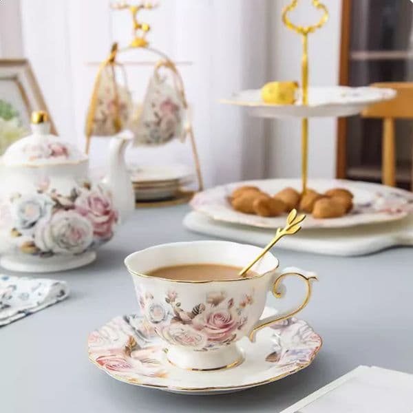 Ceramic coffee cup pattern tea milk coffee cup for tea ceramic travel cup capacity ceramic exquisite gift 240827