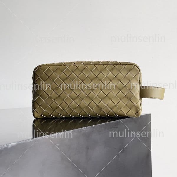 intrecciato travel pouch intrecciato leather pouch with handle women cosmetic bags makeup bag designer travel pouch make up bag ladies cluch purses toiletry bag