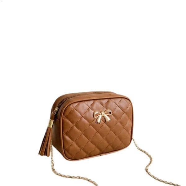 Women Rhombus Embroidered Solid Color Chain Single Shoulder Messenger Casual Fashion Mobile 240826