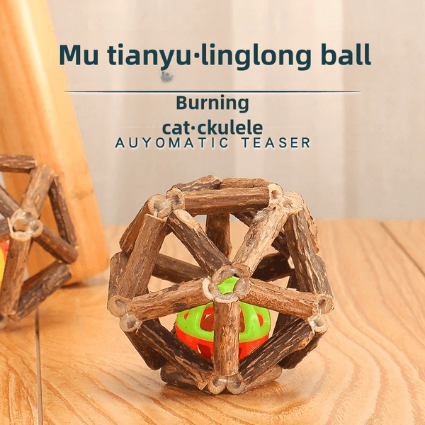 Polygonum polygonum bell exquisite ball cat toy teething stick Bite resistant self high unpleasantness toy cat teasing product