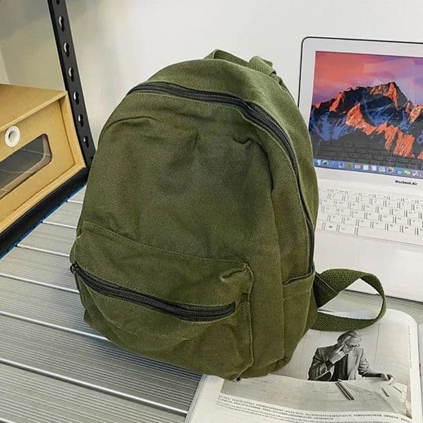 Small size canvas textile Quran trend backpack for teenagers 90s fashion Glenger fashion fabric travel school mini backpack 240826