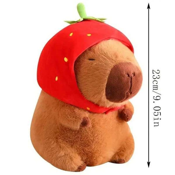 15-30cmCapybara Plush Simulation Capibara Anime Fluff Toy Cute Doll Stuffed Animals Soft Doll Plush Christmas ThanksgivingGiftXJ241204