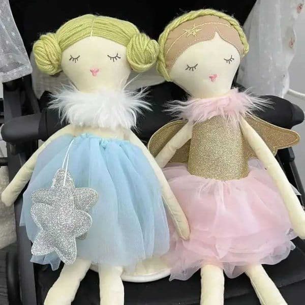 Doll Angel Puppet Flower Fairy Ballet Long Legged Puppet Family Toy Girl Baby Birthday Gift Holiday GiftXJ240827