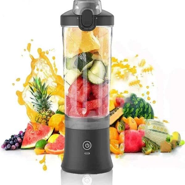 Portable blender 600ML electric juice blender 4000mAh USB charging smoothie mini blender personal juice machine color M240828