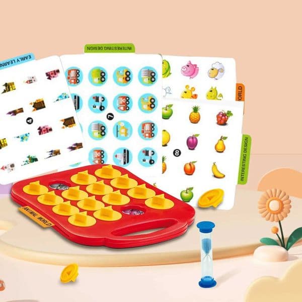 Chessboard memory card drawing game shapes for training parents childrens interaction early development education toys gifts W240827