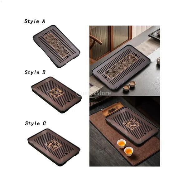 Chinese Kung Fu accessories room household Chinese tea set with water storage and drainage 240828