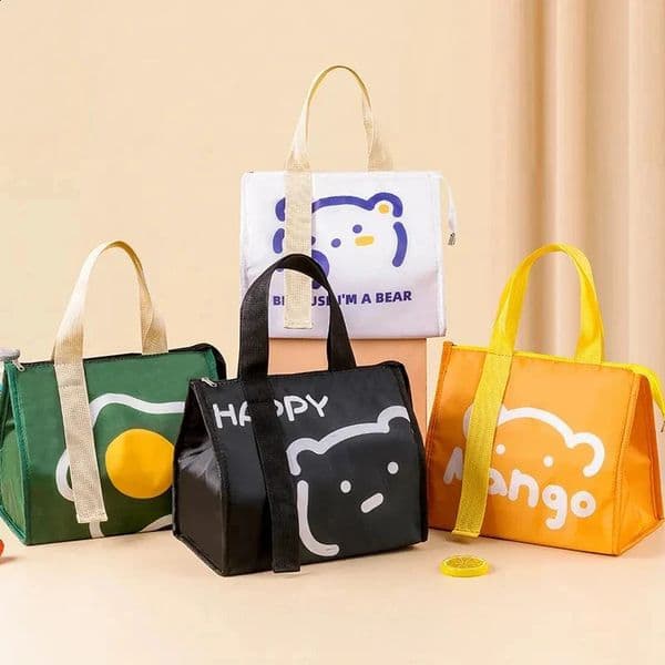 Insulated lunch bag For Women Kids Cooler Bag Thermal Portable Lunch Box Ice Pack Tote Food Picnic Bags for Work 240827