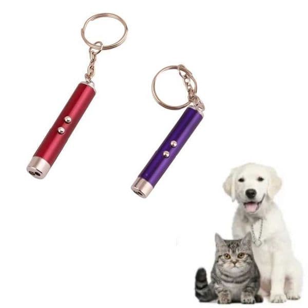 New LED lights laser toys red laser pens teasing cat sticks visible light laser indicators interesting interactive pet supplies CL240826