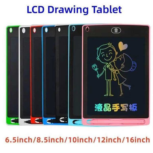 6.5/8.5/10/12/16 inch LCD picture drawing tool for childrens learning toys educational drawing tools writing board Pizarra m gica baby M240829