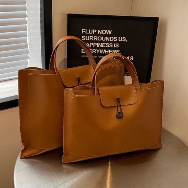 Women Simple Large Capacity Handbag Lightweight Laptop Bag Business Briefcase Storage Applicable 240828