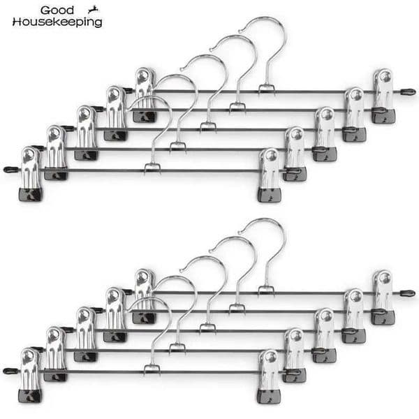 5/10 hangers used for clothing stainless steel carbine clips brackets hangers pants childrens clothing adjustable clamp hangers M240829