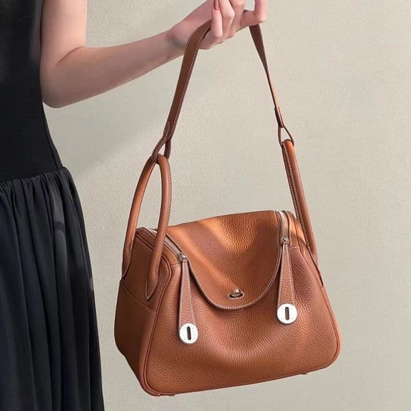10A Lmini Designer top-level bag Doctors Gold Silver Buckle Handbag Litchi Pattern Genuine Leather Medicine Pillow Bag high-capacity