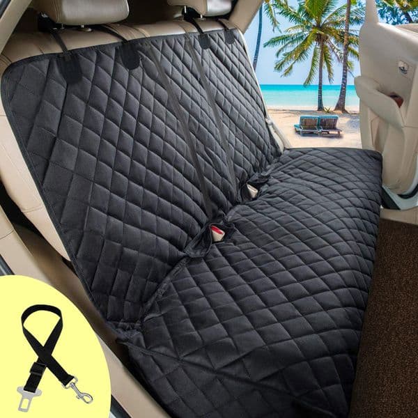 Dog Car Seat Cover Pet Travel Mattress Waterproof Dog Car Seat Protector With Middle Seat Armrest For Dogs 240828