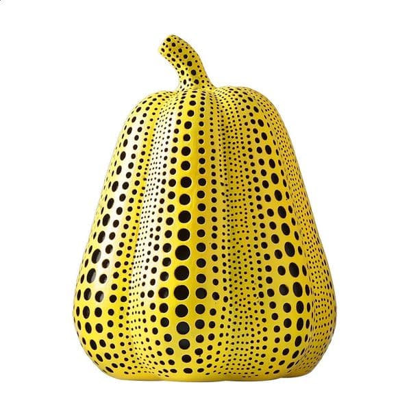 Yayoi Kusama Wave Point Pumpk Statue Decoration Room Decoration Resin Decoration Desktop Decoration Modern Home Decoration 240828