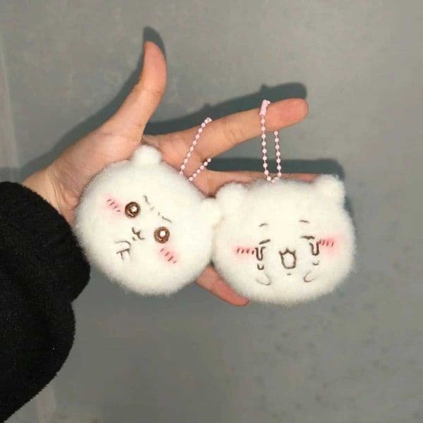 Kawaii Plush Doll Anime Chikawa Series Girl Cartoon Hachiware Usagi Backpack Pendant Keychain Kids Birthday Toys GiftsXJ240828