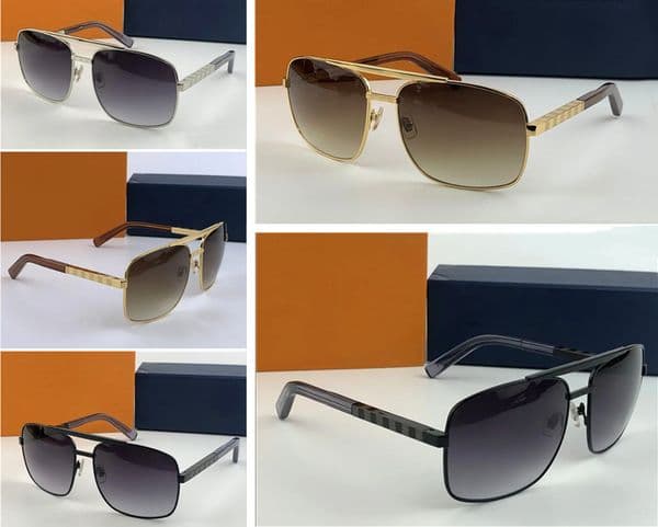 Fashion eyewear designer sunglasses Men classic attitude Metal square frame Popular retro avant-garde outdoor uv 400 protection sunglasses 0259 Made in Italy