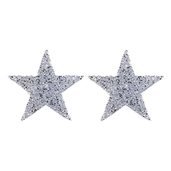 1 pair of womens rhinestone soft cushion cover sexy chest protector can be reused for breast wearing silicone soft cushion bra pad chest sticker W240829