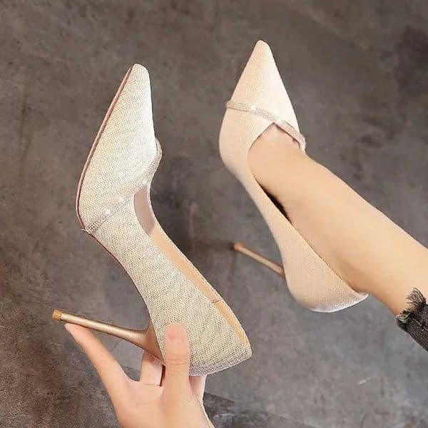Womens high heels thin matching womens shoes Rhinestone wedding shoes Zapatos De Mujer Zaptos Mujer CL240829
