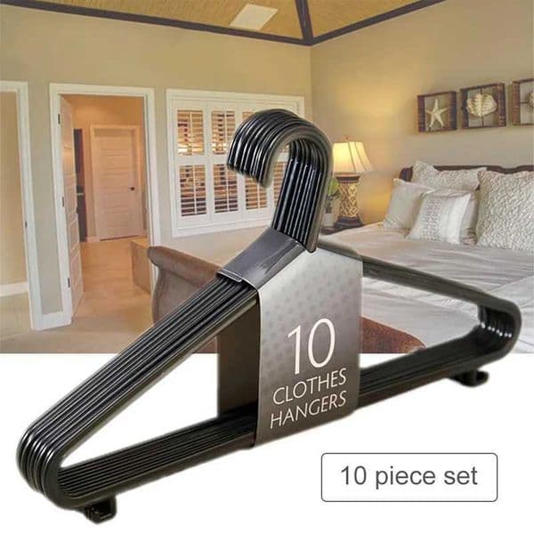 10 pieces/set of clothing hangers drying racks anti slip outdoor wardrobes laundry storage hooks organizers clothing and home furnishings M240829