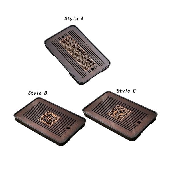 Chinese bamboo tea tray is durable and suitable for Kung Fu tea sets drainage Kung Fu tea tables with water storage boxes suitable for tea rooms offices and homes 240828